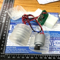 Động cơ rung vỏ nhựa chế máy mát xa 3V 0.1A / 0.4A 70g có công tắc đế pin kde7983
