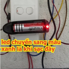 Dock sạc cóc sạc pin 18650 1 viên cắm trực tiếp kde2540