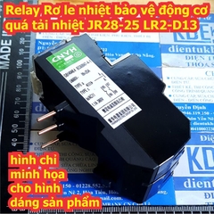 Relay Rơ le nhiệt bảo vệ động cơ quá tải nhiệt JR28-25 LR2-D13 0.68-1.1A kde2592