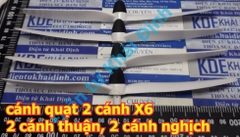 BỐN cánh quạt 2 cánh X6 cho máy bay mô hình, UAV…, màu TRẮNG kde2705