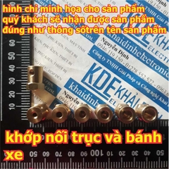chốt, Đầu nối dùng đê nối bánh xe với trục, loại trục 3mm 4mm 5mm 6mm 7mm 8mm kde2954