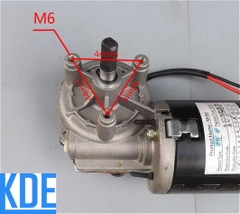 Động cơ giảm tốc 12-24VDC 60W 26-52RPM cực mạnh 6N.m 1,3kg kde3026