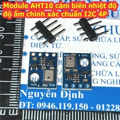 Module AHT10 cảm biến nhiệt độ độ ẩm chính xác chuẩn I2C 4P kde3027