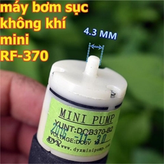 máy bơm sục không khí mini RF-370 6VDC CŨ 2L/P 53kpa kde3072