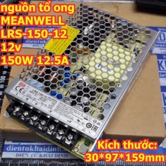 nguồn xung, nguồn tổ ong MEANWELL LRS nguồn mỏng các loại 100w 150w 200w indoor kde3097