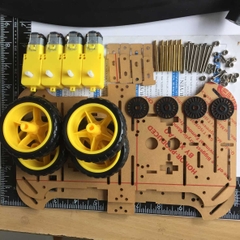 Bộ thành phần xe mô hình 2 tầng KDE-04 dễ lắp đặt kde3102