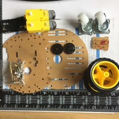 Bộ thành phần xe mô hình tròn KDE-03 dễ lắp đặt kde3134