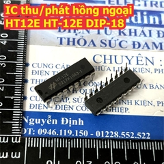 HT12D HT12E HT12F HT12 HT-12E HT-12F HT-12D DIP-18 IC thu phát tín hiệu không dây RF hồng ngoại kde3153
