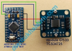 module cảm biến nhận biết màu sắc GY-33 TCS34725, giao tiếp I2C, UART kde3158