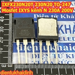 IXFX230N20T 230N20 TO-247 Mosfet IXYS kênh N 230A 200V kde3408
