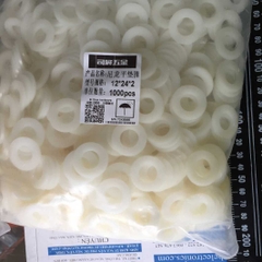 vòng đệm nhựa phẳng Long đền nhựa trắng các cỡ M2 đến M20 lỗ 2mm đến 20mm kde0210