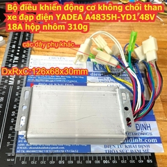 Động cơ không chổi than brushless Shinano 105Vdc 10.000V/P 25W LA034 trục 5mm chế máy phát điện kde7414