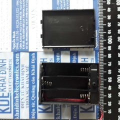 hộp, đế pin, khay đựng pin AA 1/2/3/4 viên, có nắp, có công tắc kde1945