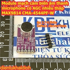 Module mạch cảm biến âm thanh microphone có AGC nhiễu thấp MAX9814 CMA-4544PF-W kde3678