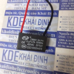 Tụ Quạt tụ đề khởi động CBB61 hàng thường các Hãng JF AM Media dung lượng 1.0uF ~ 35uF kde3617