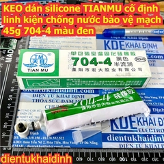 KEO DÁN TIANMU 704 Kafuter K-704 K-704B 45g, cố định linh kiện màu TRẮNG SỮA / ĐEN kde3999