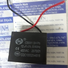 Tụ Quạt tụ đề khởi động CBB61 hàng thường các Hãng JF AM Media dung lượng 1.0uF ~ 35uF kde3617