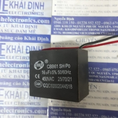 Tụ Quạt tụ đề khởi động CBB61 hàng thường các Hãng JF AM Media dung lượng 1.0uF ~ 35uF kde3617