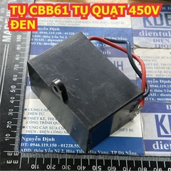 Tụ Quạt tụ đề khởi động CBB61 hàng thường các Hãng JF AM Media dung lượng 1.0uF ~ 35uF kde3617