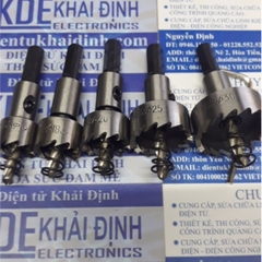 5 MŨI KHOAN THÉP khoét lỗ lớn HSS LỖ 16, 18.5, 20, 25, 30mm kde4639