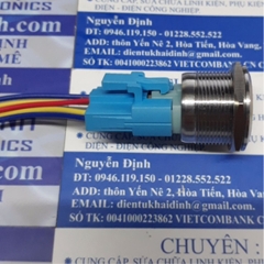 Đầu gắn nút nhấn dây gài công tắc dài 15cm GQ16 lỗ 16mm 5P GQ22 lỗ 22mm 6P kde3301