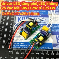 driver LED tăng phô LED không vỏ các loại 9W/12W 8-12x1W 18W/21W/24W 18-25x1W 36W/42W/48W 36-50x1W kde1760