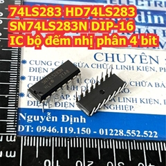 74LS283 HD74LS283 SN74LS283N DIP-16 IC bộ đếm nhị phân 4 bit kde4754