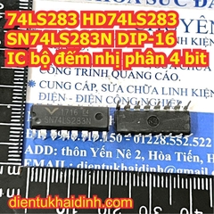74LS283 HD74LS283 SN74LS283N DIP-16 IC bộ đếm nhị phân 4 bit kde4754