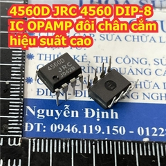 4560D JRC 4560 DIP-8 IC OPAMP đôi chân cắm hiệu suất cao kde8190