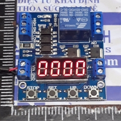 MODULE DELAY 0.01S-9999 PHÚT LED HIỂN THỊ, 4 PHÍM NHẬP, dùng RELAY làm mạch sạc acquy kde4904