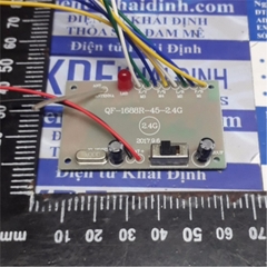 Bộ tay phát và mạch thu chế tạo xe, tàu... điều khiển từ xa 4 động cơ 2A 24Ghz, màu cam/đen kde4965