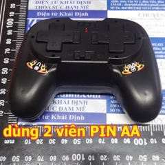 Bộ tay phát và mạch thu chế tạo xe, tàu... điều khiển từ xa 4 động cơ 2A 24Ghz, màu cam/đen kde4965