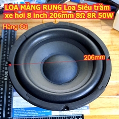 LOA MÀNG RUNG Loa Siêu trầm bass xe hơi 8 inch 215mm 8Ω 8R 50W kde5023