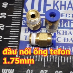 đầu nối ống nhựa khớp đồng dẫn nhựa TEFLON cho máy in 3D cỡ 3mm/1.75mm kde5166
