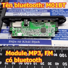 Module Giải Mã MP3+FM, microSD, USB + REMOTE, có bluetooth (LÀM MÁY NGHE NHẠC) C3B3 kde5237