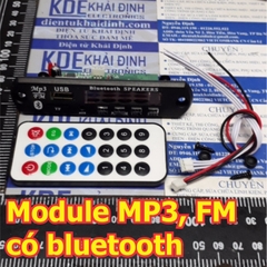 Module Giải Mã MP3+FM, microSD, USB + REMOTE, có bluetooth (LÀM MÁY NGHE NHẠC) C3B3 kde5237
