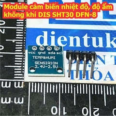 Module cảm biến nhiệt độ, độ ẩm không khí DIS SHT30 DFN-8 kde5304