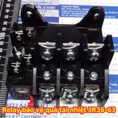 Relay Rơ le nhiệt bảo vệ động cơ quá tải nhiệt JR36-20 JR36-63 JR36-160 kde5337