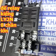 Relay Kiếng LY2N-J HH52PL loại 8 chân lớn, điện áp 12Vdc/220Vac kde5410