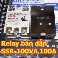 Relay bán dẫn Solid state Relay OUT:24-380Vac IN:500KΩ SSR-25VA SSR-40VA SSR-60VA SSR-80A SSR-100VA kde5405