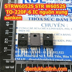 STRW6052S STR W6052S W6052 6052 TO-220F-6 IC nguồn xung sanken kde5421