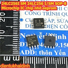 24LC256I SN 24LC256 I/SN 24LC256 I/P 24LC256-I/P SOP-8 DIP-8 Microchip IC chip nhớ eeprom kde9176