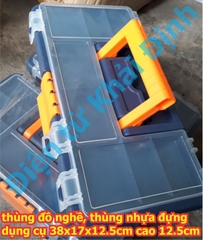 thùng đồ nghề, thùng nhựa đựng dụng cụ 32x18x13cm cao 13cm kde5765