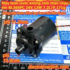 Máy bơm nước không chổi than BL36SPC 24V 12W 7.2L/P 171g kde6053