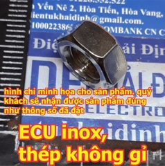 Ốc, ECU inox inoc không gỉ GB52 VR10 ~ VR16 10mm~16mm M10 M12 M14 M16 kde6242