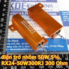 Điện trở nhôm vàng điện trở công suất 50W 5% RX24 GH-RX24 50W2J 50W5ΩJ 50W10RJ 50W20RJ 50W100RJ 50W1KJ 50W10KJ kde5916