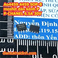 AO4459 4459 SOP-8 mosfet dán kênh P P-CHANEL 6.5A 30V kde6857
