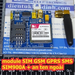 module SIM GSM GPRS SMS SIM900A + an ten ngoài kde6963