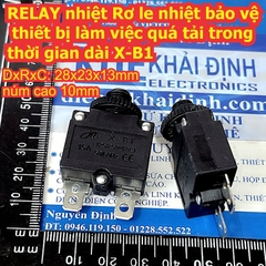 RELAY nhiệt Rơ le nhiệt bảo vệ thiết bị làm việc quá tải trong thời gian dài X-B1 10A 15A 20A kde6998