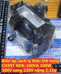 Biến áp cách ly Biến thế hàng CHINT NDK-100VA 100W 380V sang 220V hàng nặng 2.1kg kde7066